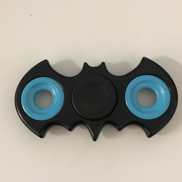 Durable Guarantee Metal Hand Spinner Premium Batman Fidget Spinner Solid Pack Pack of 2 Bulk Silver Batman Bat Shaped Fidget Spinner 
