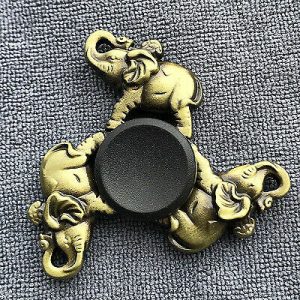 Elephant-Fidget-Spinner---Bronze