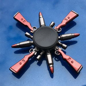 Gun-Bullet-Telescope-Fidget-Spinner---Black