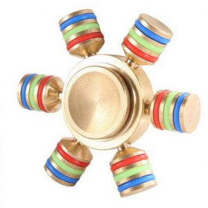 Hexagon-Fidget-Spinner---Whole-Brass