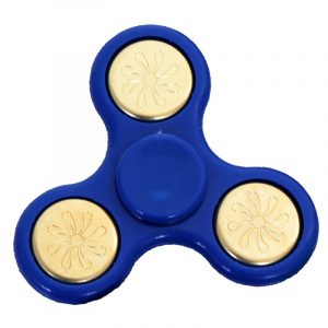 TRI-Fidget-Spinner---Blue-Gold-Floral